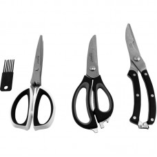 BergHOFF Herb Scissors; Cleaning Brush; Kitchen Scissors; Poultry Shears BGI2266